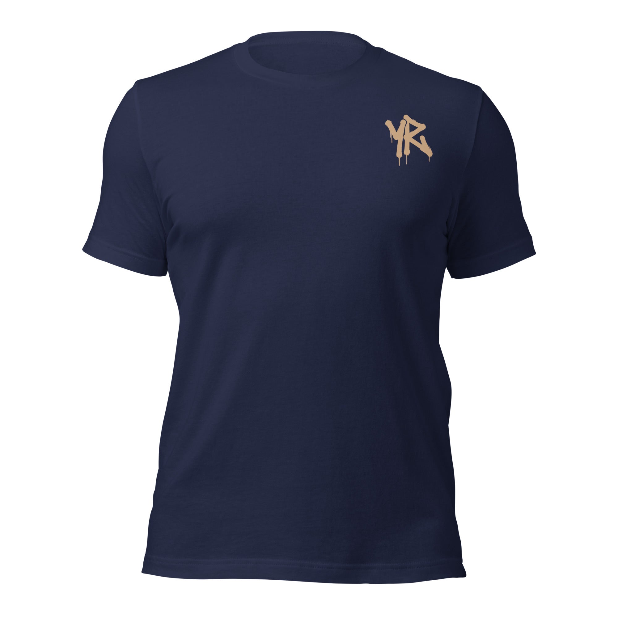 Navy Noise Is Signal tee, garment front